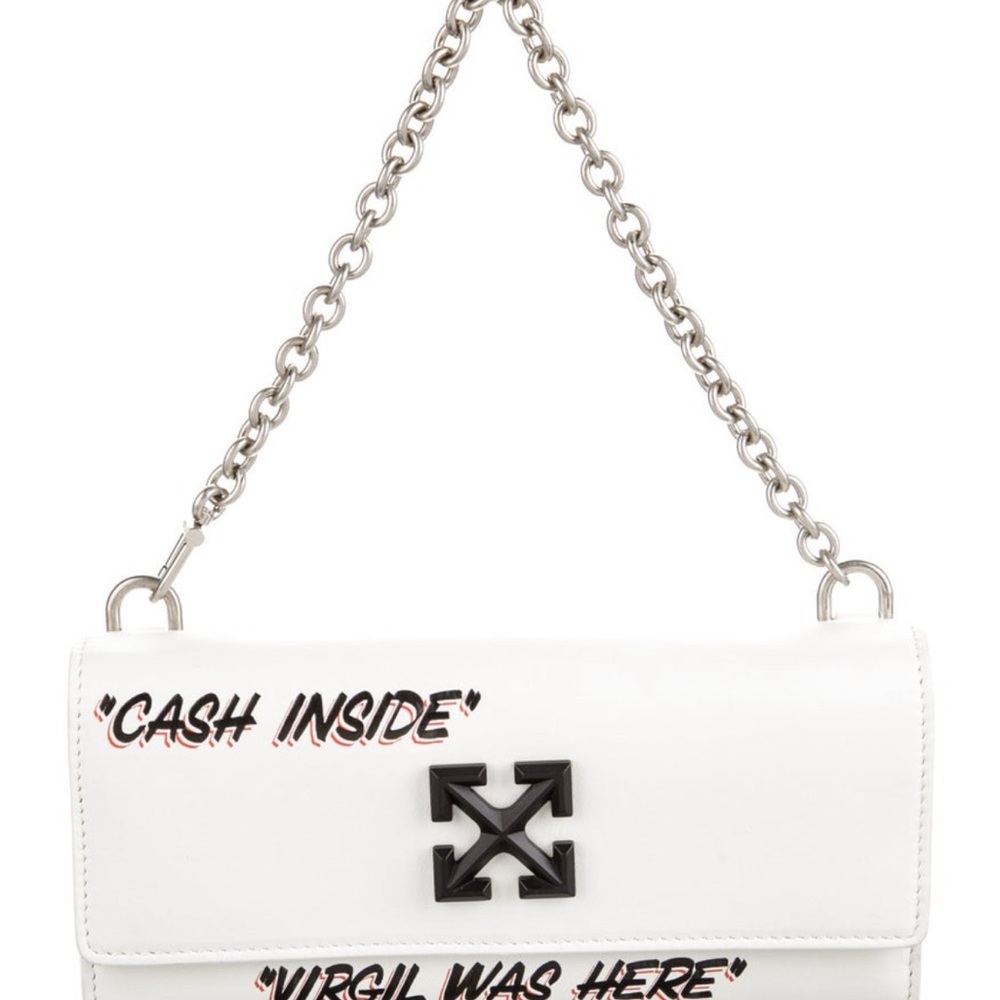 Off-White White wallet chain bag